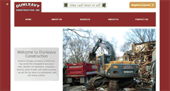 Desktop Screenshot of dunleavy-construction.com